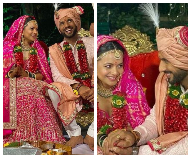 तस्वीरों में देखें पुनीत पाठक और निधी मूनी सिंह की शादी के खूबसूरत पल  